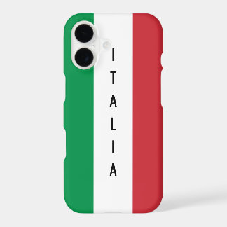 Drapeau italien de l'Italie nom personnalisé
