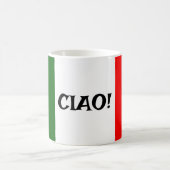 Drapeau italien Design Café Mug (Centre)