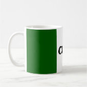 Drapeau italien Design Café Mug (Gauche)