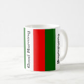 Drapeau italien Design Café Mug (Devant droit)