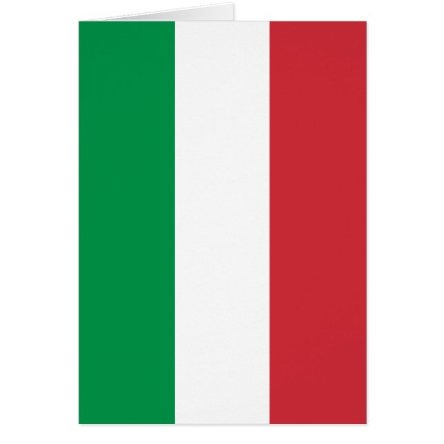 Drapeau italien - drapeau de l'Italie - l'Italie (Devant)