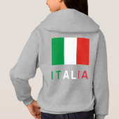 Drapeau italien et Italie (Dos)