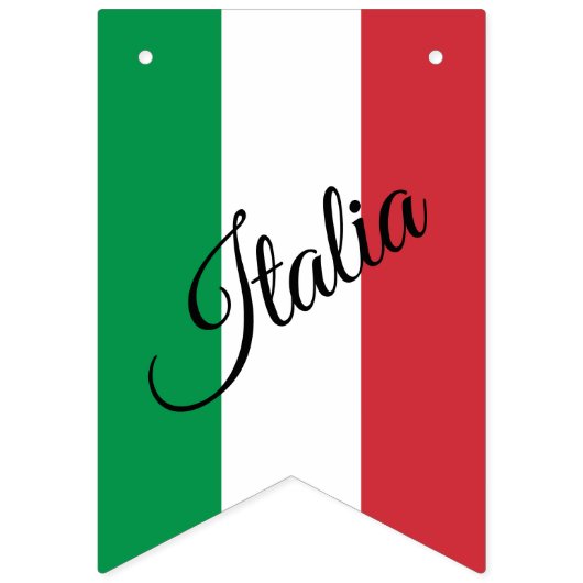 Drapeau italien / Mariage (Premier drapeau)