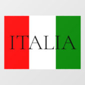 Drapeau italien panneau Italia (Feuille)