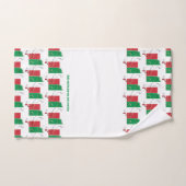 DRAPEAU ITALIEN Personnalisé (Serviette à main)
