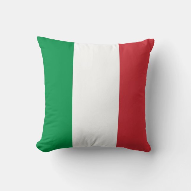 Drapeau italien sur le Coussin américain MoJo (Recto)
