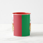 Drapeau italien tasse avec insigne du royaume (Centre)