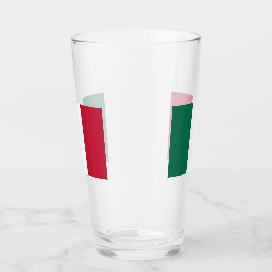 Drapeau italien verre (Gauche)