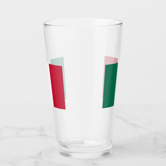 Drapeau italien verre (Droite)