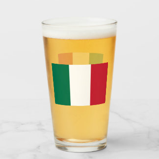 Drapeau italien verre
