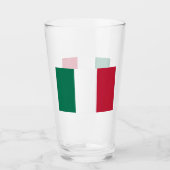 Drapeau italien verre (Devant)