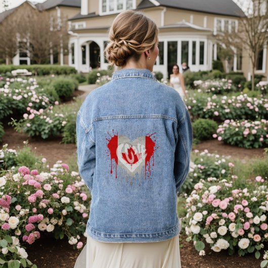Drapeau J'aime Canada (Mariage Retour)