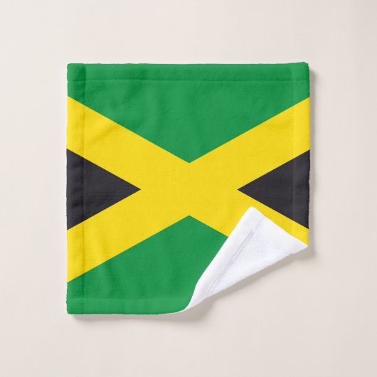 Drapeau jamaïcain (Gant de toilette)