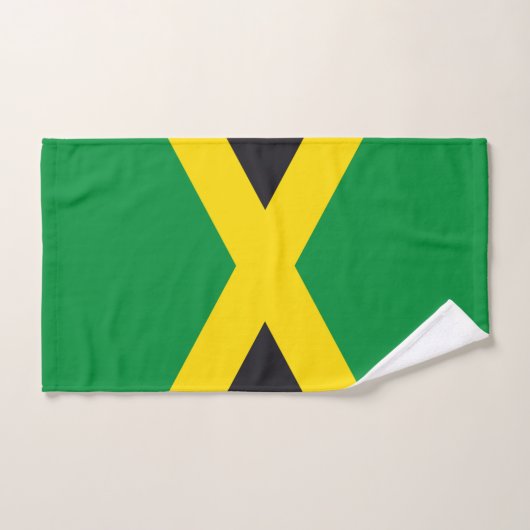 Drapeau jamaïcain (Serviette à main)