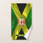 Drapeau jamaïcain (Serviette à main)