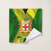 Drapeau jamaïcain (Gant de toilette)