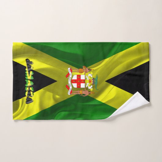 Drapeau jamaïcain (Serviette à main)