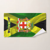 Drapeau jamaïcain (Serviette à main)