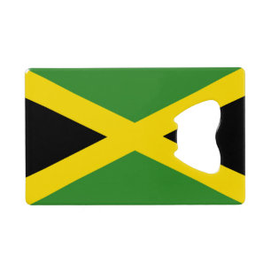 Drapeau Jamaïcain de la carte de crédit Bottle Ope