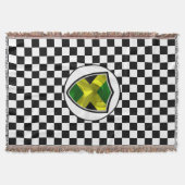 Drapeau jamaïcain jetez une couverture (Devant)