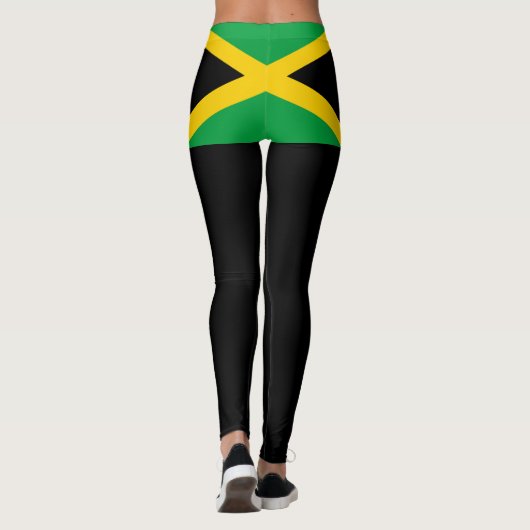 Drapeau jamaïcain Leggings (Dos)