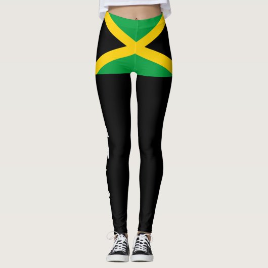Drapeau jamaïcain Leggings (Devant)