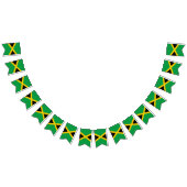Drapeau jamaïcain vert noir (Tout)