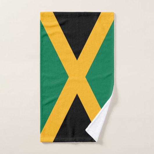 Drapeau Jamaïque (Serviette à main)