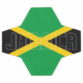 Drapeau Jamaïque Noir Vert Jaune Patriotique (Plat)