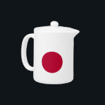 Drapeau japonais<br><div class="desc">Ajoutez une touche de fierté japonaise à votre collection de thé avec notre théière exclusive avec le drapeau du Japon! Réalisée avec une attention minutieuse aux détails, cette théière est plus qu’un simple élément fonctionnel, c’est une célébration du patrimoine culturel et du design élégant. L'image frappante affiche en évidence l'emblématique...</div>