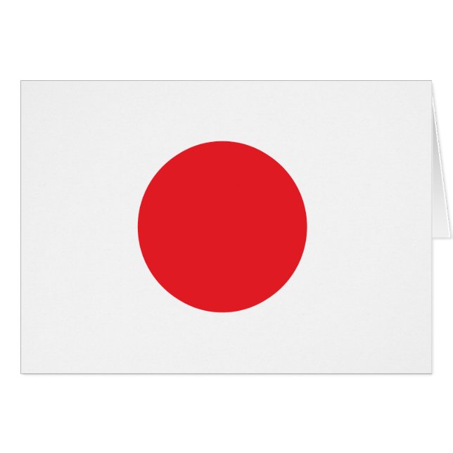 Drapeau japonais (Devant horizontal)