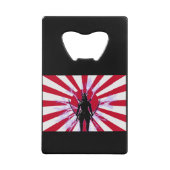 Drapeau japonais et Soleil Levant Samurai Guerrier (Devant)