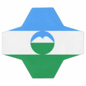 Drapeau Kabardino Balkaria (Plat)