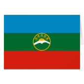 Drapeau Karachay Cherkessia (Devant horizontal)
