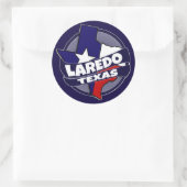 Drapeau Laredo Texas autocollants (Sac)