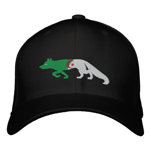 Drapeau Les Fennec Algérie 2014 casquette brodé (Devant)