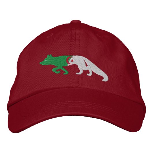 Drapeau Les Fennecs Algérie Casquette brodé (Devant)