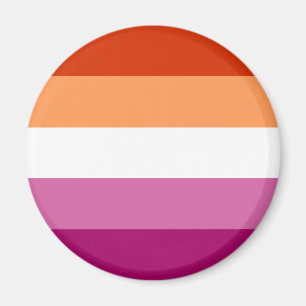 Drapeau lesbien LGBT Magnet