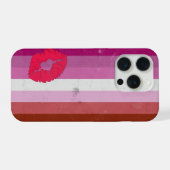 Drapeau Lesbien (Lipstick) (Verso Horizontal)