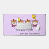 Drapeau lesbien Sunset Femme Joyeux Anniversaire (Clavier et souris)