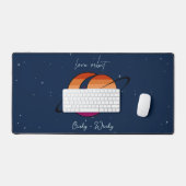 Drapeau lesbien Univers Orbite Amour Soleil & Lune (Clavier et souris)