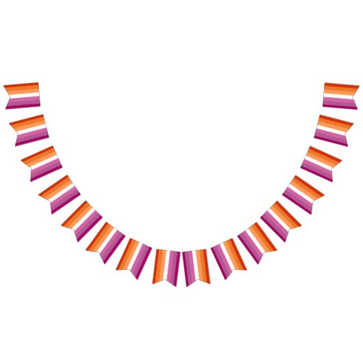 Drapeau lesbienne Bannière de Bunting Parti LGBT (Tout)