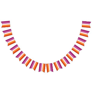 Drapeau Lesbienne Original Assortiment Garland