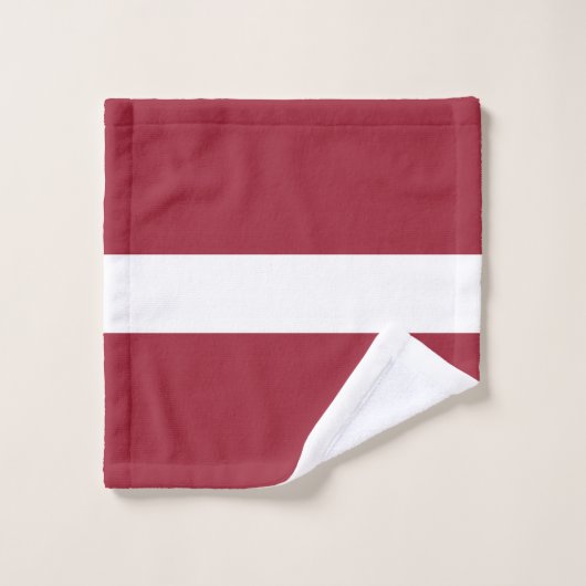 Drapeau Lettonie (Gant de toilette)