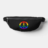 Drapeau LGBT signe de paix (Poser)