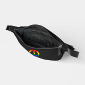 Drapeau LGBT signe de paix (Ouvrir)