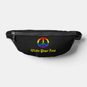 Drapeau LGBT signe de paix (Poser)