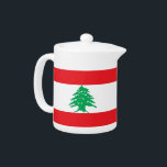 Drapeau libanais<br><div class="desc">Ajoutez une touche de fierté libanaise à votre collection de thé avec notre théière exclusive arborant le drapeau du Liban ! Réalisée avec une attention minutieuse aux détails, cette théière est plus qu’un simple élément fonctionnel, c’est une célébration du riche patrimoine culturel du Liban. Le design époustouflant affiche le drapeau...</div>