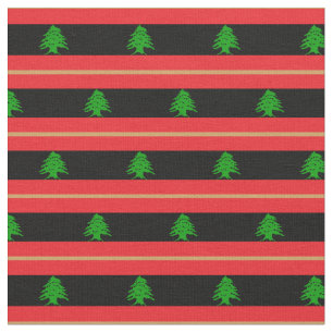 Drapeau libanais et tissu de mode libanais /invers