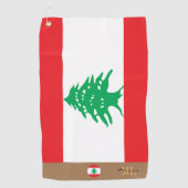 Drapeau libanais & Liban monogrammed / serviette d (Devant)